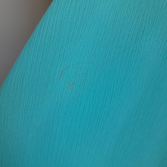 Wilsons Leather Turquoise Embroidered Blouse - Picture 12 of 12